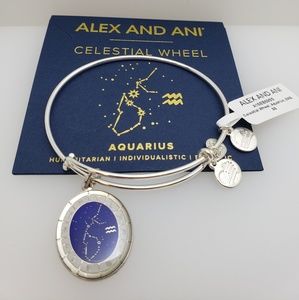 NWT Alex and Ani Aquarius Celestrial Wheel bangle